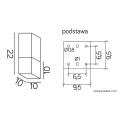 Lampa sufitowa zewnętrzna Cube Max Ciemny popiel E27 SU-MA CB-MAX S DG  5908310069456 lampynox noxbox www.lampynox.pl 2.jpg
