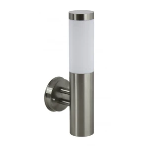 Inox prosty E27 Kinkiet zewnętrzny ST 025