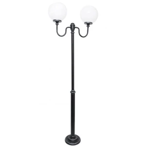 KULE CLASSIC wys. regulowana 145-245cm. śr. 25cm. Lampa podwójna ogrodowa stojąca OGM 2 250