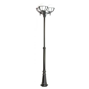 Kule z koszykiem 250 wys. regulowana 185-285cm. Latarnia ogrodowa potrójna OGMWN 3 KPO 250