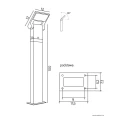 Lampa ogrodowa stojąca Neo wys. 100cm. LED 9,5W 3000K SU-MA 11702-1000 DG  5908310063492 lampynox noxbox www.lampynox.pl 6.jpg