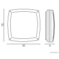 Lampa zewnętrzna Nex Srebrna E27 SU-MA 91022-AL  5908310063232 lampynox noxbox www.lampynox.pl 4.jpg