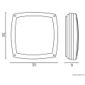 Lampa zewnętrzna Nex Czarna E27 SU-MA 91022-BL  5908310063249 lampynox noxbox www.lampynox.pl 4.jpg