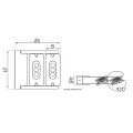 Kinkiet zewnętrzny RADIUS LED 18W 4100K SU-MA 6144S-2  5908310063072 lampynox noxbox www.lampynox.pl 5.jpg