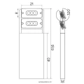 Lampa ogrodowa stojąca RADIUS LED 18W 4100K SU-MA 6146S-2  5908310063089 lampynox noxbox www.lampynox.pl 6.jpg