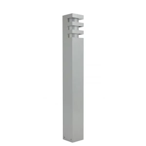 RADO 1 Srebrny wys. 75cm. Lampa ogrodowa stojąca RADO 1 AL