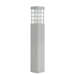 RADO II Srebrny wys. 50cm. Lampa ogrodowa stojąca RADO II 2 AL