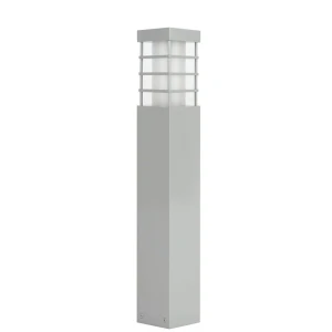 RADO II Srebrny wys. 50cm. Lampa ogrodowa stojąca RADO II 2 AL