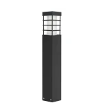 RADO II Czarny wys. 50cm. Lampa ogrodowa stojąca RADO II 2 BL