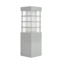 Lampa ogrodowa stojąca RADO II Srebrny wys. 25cm. RADO II 3 AL  5907632910729 lampynox noxbox www.lampynox.pl 1.jpg