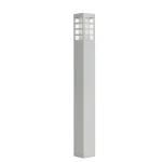 RADO III Srebrny wys. 75cm. Lampa ogrodowa stojąca RADO III 1 AL