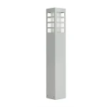 RADO III Srebrny wys. 50cm. Lampa ogrodowa stojąca RADO III 2 AL