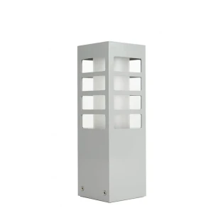RADO III Srebrny wys. 25cm. Lampa ogrodowa stojąca RADO III 3 AL