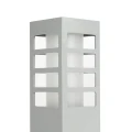 Lampa ogrodowa stojąca RADO III Srebrny wys. 25cm. SU-MA RADO III 3 AL  5907632910842 lampynox noxbox www.lampynox.pl 2.jpg