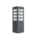 Lampa ogrodowa stojąca RADO III Ciemny popiel wys. 25cm. SU-MA RADO III 3 DG  5907632910866 lampynox noxbox www.lampynox.pl 1.jpg