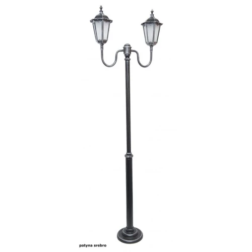 Lampa ogrodowa stojąca podwójna Retro Classic wys. regulowana 150-250cm. SU-MA OGM 2  5908310069210 lampynox noxbox www.lampynox.pl 1.jpg