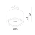 Moduł świetlny S75 Czarny 9,2W 3000K Ardizone OXYLED OXYM-S75-C  5902701454203 lampynox noxbox www.lampynox.pl 4.jpg