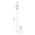 Lampa ogrodowa stojąca Retro Maxi wys. regulowana 140-240cm. SU-MA OGM 1  5908310069999 lampynox noxbox www.lampynox.pl 3.jpg