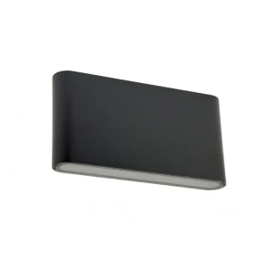 Slim 2xLED 12W 3000K Kinkiet zewnętrzny M1016 BL