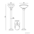 Lampa ogrodowa stojąca TEO 2 E27 wys. 119cm. SU-MA 5908310062273 lampynox noxbox www.lampynox.pl 4.jpg
