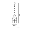 Lampa wisząca zewnętrzna Toledo E27 SU-MA K 10181R  5908310061184 lampynox noxbox www.lampynox.pl 5.jpg