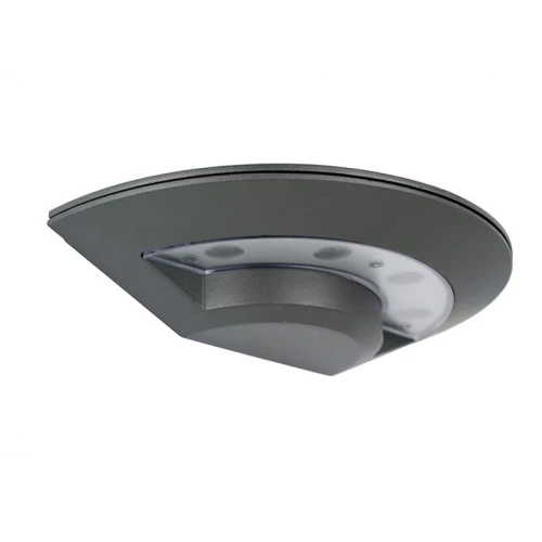 Kinkiet zewnętrzny UFO LED Ciemny popiel 8W 4100K SU-MA 91303-LED  5908310063270 lampynox noxbox www.lampynox.pl 1.jpg