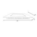 Lampa sufitowa łazienkowa wpuszczana BRICE-LED 8W ściemnialny 3000K IP40 Lucide 289071031  5411212280855 lampynox noxbox www.lampynox.pl 2.jpg