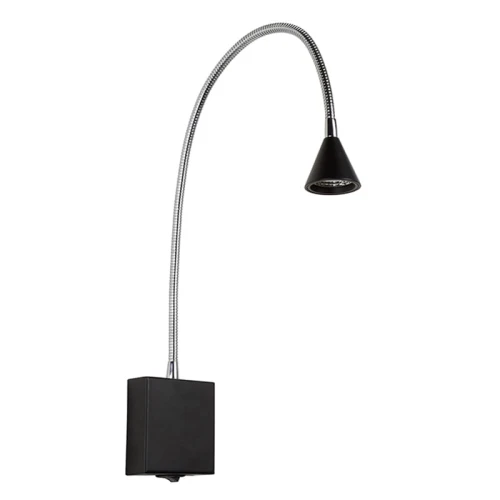 Kinkiet snake BUDDY Czarny LED 3W 4000K Lucide 182930330  5411212185532 lampynox noxbox www.lampynox.pl 1.jpg