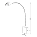 Kinkiet snake BUDDY Czarny LED 3W 4000K Lucide 182930330  5411212185532 lampynox noxbox www.lampynox.pl 7.jpg
