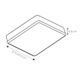 Plafon łazienkowy ściemnialny CERES-LED Czarny 30W 3000K IP44 Lucide 281133030  5411212281142 lampynox noxbox www.lampynox.pl 6.jpg