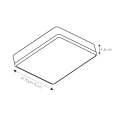 Plafon łazienkowy ściemnialny CERES-LED Biały 30W 3000K IP44 Lucide 281133031  5411212281159 lampynox noxbox www.lampynox.pl 8.jpg