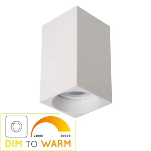 DELTO Biały LED 5W ściemnialny GU10 zmienna barwa światła Downlight Lucide