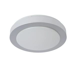 DIMY Satynowy chrom LED 12W Ściemnialna 3000K Plafon łazienkowy Lucide