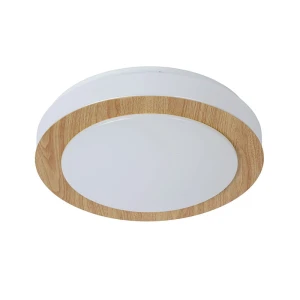 DIMY Jasne drewno LED 12W Ściemnialna 3000K Plafon łazienkowy Lucide