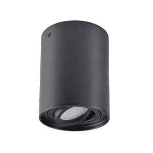 Hadar R1 GU10 okrągła czarna Downlight 