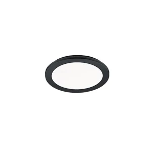 CAMILLUS Czarny mat LED 15W IP44 ściemnialny 3000K Plafon łazienkowy  