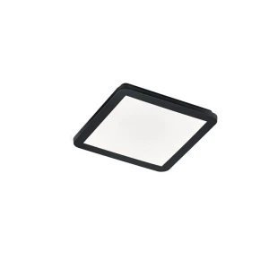 CAMILLUS Czarny mat LED 18W IP44 ściemnialny 3000K Plafon łazienkowy 