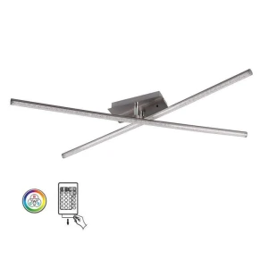 STRADA LED 2x9W RGBW z pilotem 3000K Lampa sufitowa