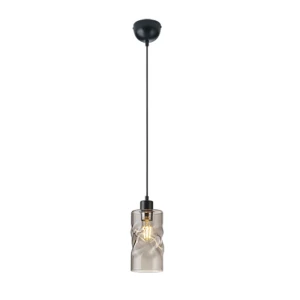 SWIRL Przydymiona E27 Lampa wisząca
