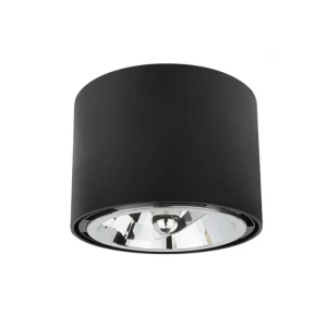 CHLOE AR111 okrągła czarna nieruchoma downlight ( 1 szt. dostępne od ręki. Wysyłka 24 h. )