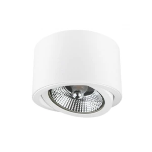 CHLOE AR111 okrągła biała ruchoma downlight