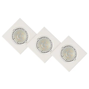 FOCUS trójpak Białe 3x5W LED DIM ściemnialne 3000K Oczka sufitowe