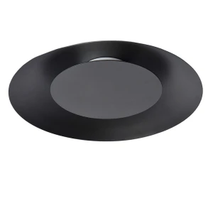 FOSKAL Czarny LED 12W śr. 34,5cm. 2700K Lampa sufitowa