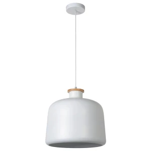 GRAHAM Biała E27 Lampa wisząca