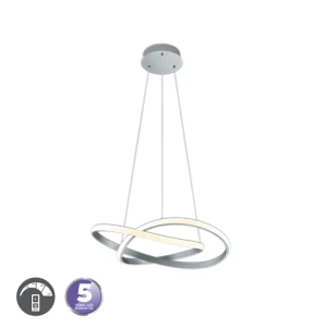 COURSE Nikiel mat LED 27W 3000K ściemnialna Lampa wisząca