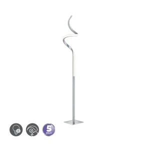 COURSE Nikiel mat LED 11W 3000K ściemnialna Lampa podłogowa stojąca 