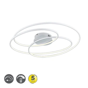GALE Biały mat LED 50W 3000K ściemnialna lampa sufitowa