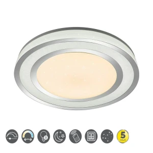 NORIAKI LED 45W z pilotem, ściemnialna, barwa światła zmienna Lampa sufitowa 