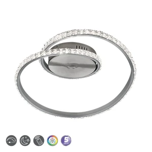 RUBIN LED 19W RGBW ściemnialna Lampa sufitowa z pilotem