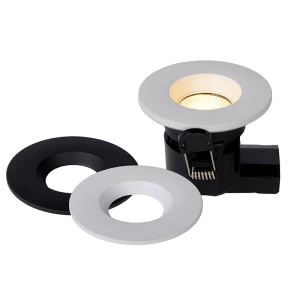 BINKY LED Czarny | Biały DIM ściemnialne 6,5W IP65 Oczko łazienkowe sufitowe